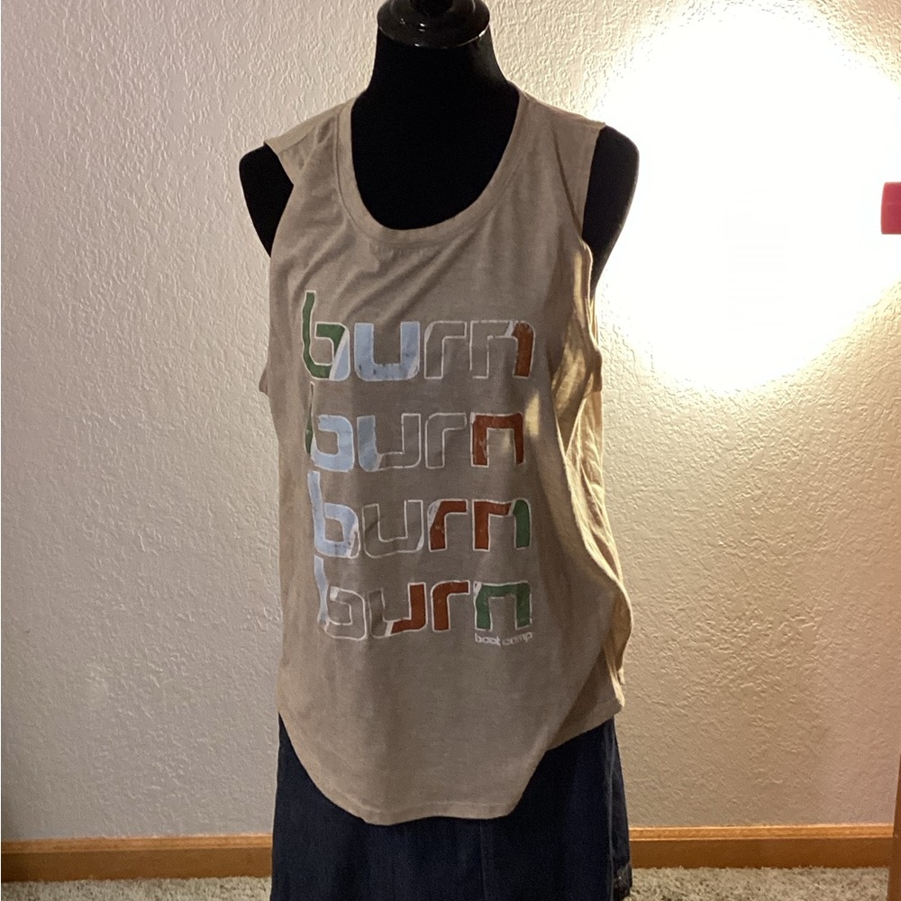 Burn bootcamp tank top